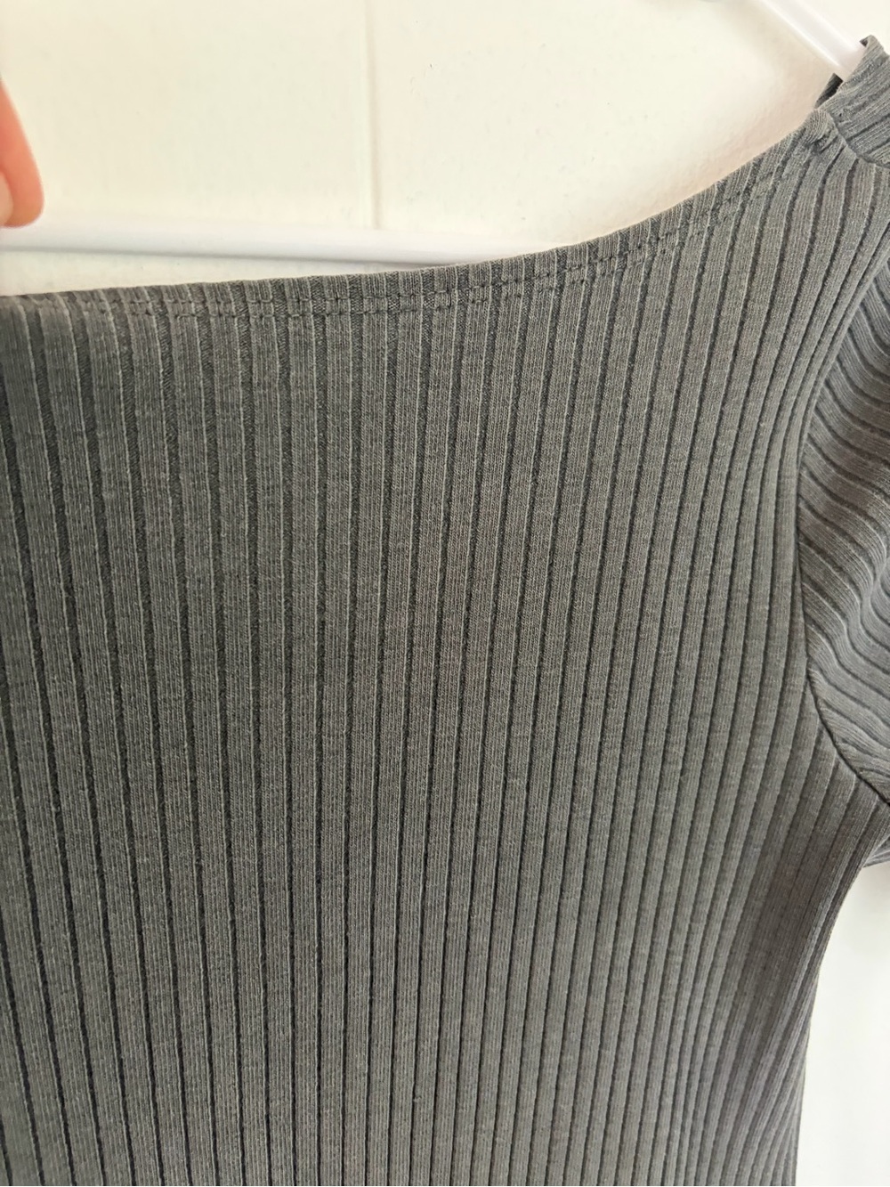 NSF ribbed gray dress small - Picture 4 of 6